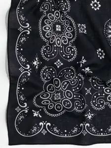H&M Patterned Cotton Scarf
