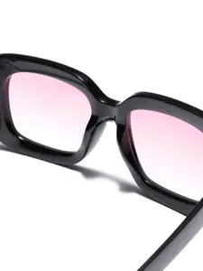 Calvin Klein Jeans Women Square Sunglasses with UV Protected Lens 18502 001 54 S