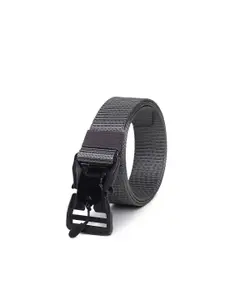 Metronaut Men Textured Slider Buckle Belt