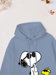 FOREVER FRIDAY Girls Printed Hooded Cotton Sweatshirt