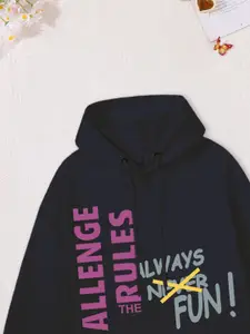 FOREVER FRIDAY Boys Typography Printed Pure Cotton Sweatshirt