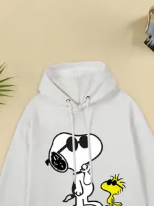 FOREVER FRIDAY Girls Fleece Printed Hooded Sweatshirt