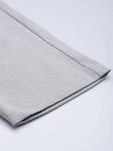 Louis Philippe Sport Men Textured Tapered Fit Low-Rise Chinos