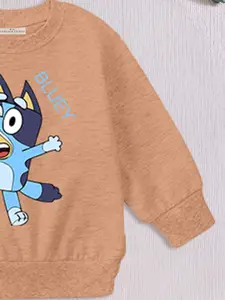 FOREVER FRIDAY Boys Printed Round Neck Pullover Cotton Sweatshirt