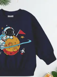 FOREVER FRIDAY Boys Graphic Printed Pullover Sweatshirt