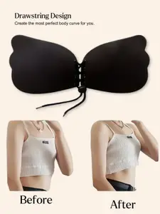 CareDone Women All Day Comfort Push Up Design Strapless Stick-On Bra