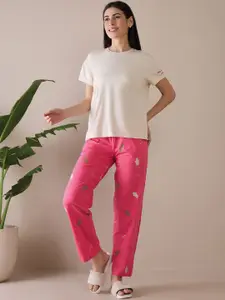 Sweet Dreams Women Round Neck Night suit