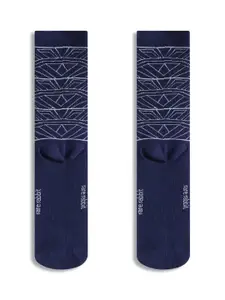 RARE RABBIT SYNC Men Printed Ankle-Length Socks