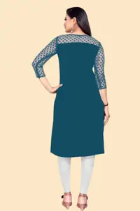 Dream Beauty Fashion Pure Crepe Kurti