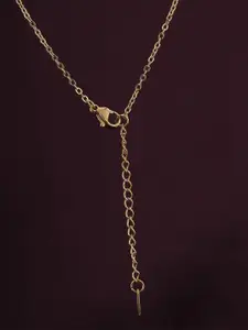 PALMONAS 18K Gold-Plated Little Heffalump Stainless Steel Pendant With Chain