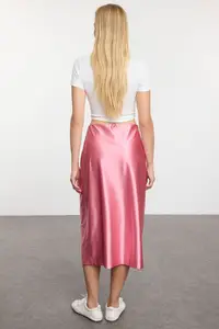 Trendyol Women Plus Size Pencil Midi Skirt