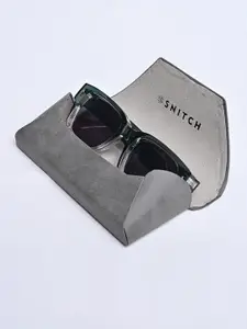 Snitch Men Square Sunglasses With UV Protected Lens SN0059
