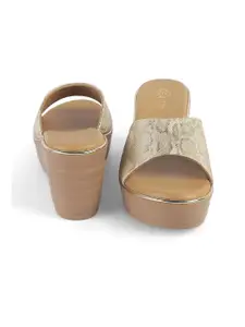 Tresmode Women AVDA Open Toe Wedge Heel Sandals