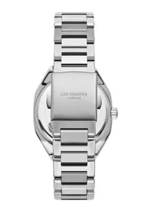 Lee Cooper Women Brass Dial & Stainless Steel Bracelet Style Straps Analogue Multi Function Watch