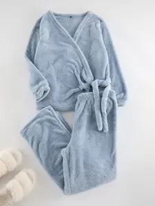 Trendyol V-Neck Night Suits