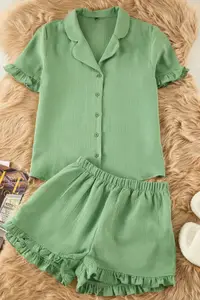 Trendyol Women Pure Cotton Night suit