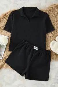 Trendyol Solid Women Night suit