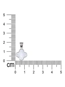 Taraash Silver-Plated Floral-Shaped Pendants With Chain