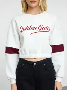 Trendyol Women Printed Pullover Sweatshirt