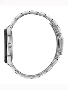 Lee Cooper Men Brass Dial & Stainless Steel Bracelet Style Straps Analogue Multi Function Watch LC08047.360