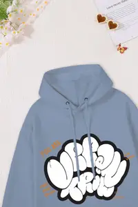 FOREVER FRIDAY Boys Graphic Printed Hooded Cotton Sweatshirt