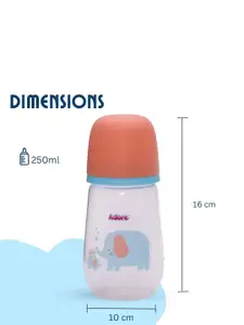 Adore Skoot Wide Kids Blue Feeding Bottle 250 ml