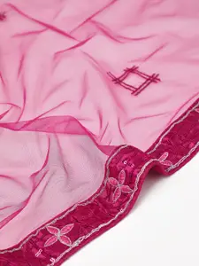 Soch Embellished Sequinned Unstitched Lehenga & Blouse With Dupatta