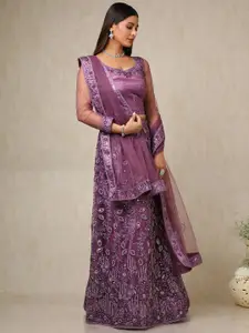 Soch Embellished Beads and Stones Unstitched Lehenga & Blouse With Dupatta