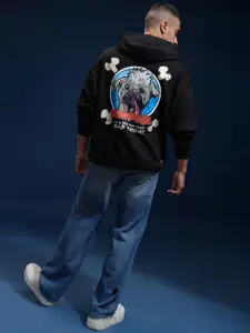 HIGHLANDER Marvel Deadpool Men Oversized Drop Shoulder Hoodie Sweatshirt