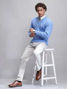 Monte Carlo Men V Neck Woollen Pullover