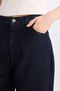 DeFacto Women High-Rise Cotton Baggy Jeans