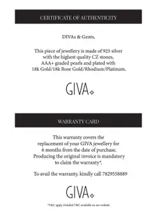 GIVA Men 925 Sterling Silver Rhodium-Plated Daring Ring For Him Fixed Size Indian - 20