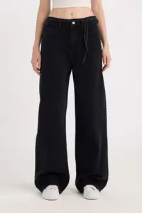DeFacto Women Pure Cotton Baggy No Fade Jeans
