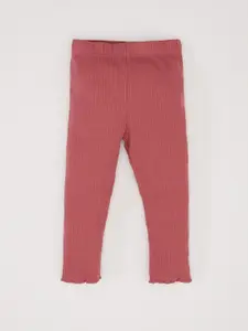 DeFacto Girls Striped Pure Cotton T-Shirt With Trouser