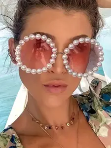 PURPLE WINGS Women Oversized Sunglasses with UV Protected Lens PWSG003PPS