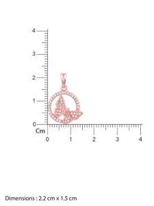 GIVA Rose Gold-Plated Animal Shaped Pendants with Chains