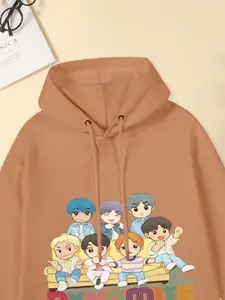 FOREVER FRIDAY Boys Printed Hooded Cotton Sweatshirt