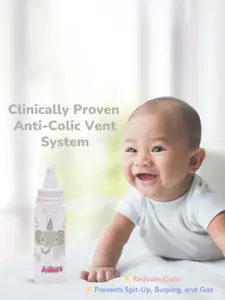 Adore CONTANGO Kids - Unisex White Baby Feeding Bottle- 250ml