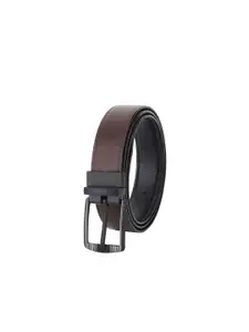Provogue Men Textured Reversible Formal Belt