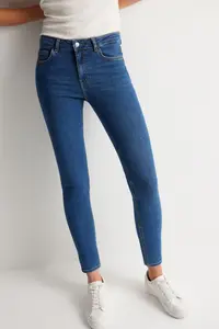 DeFacto Women Skinny Fit Mid-Rise Jeans