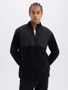 DeFacto Men Mock Collar Pullover Sweater