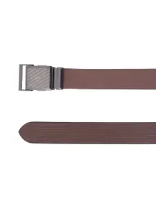 Provogue Men Textured Leather Formal Belt