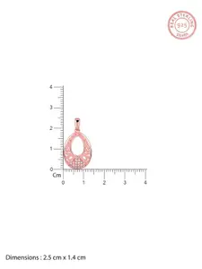 GIVA Rose Gold-Plated Contemporary Pendants with Chains