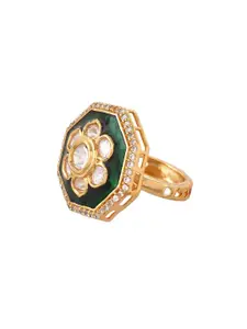 Voylla Kundan Elegance Chandrika Ring
