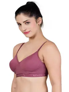 Eve's Beauty Full Coverage Cut and Sew Lightly Padded Sports Bra