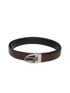 Provogue Men Textured Reversible Wide Belt