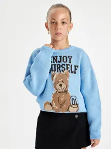 DeFacto Girls Animal Printed Pullover