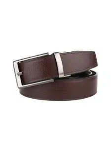 Provogue Men Textured Reversible Formal Belt