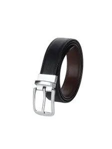 Provogue Men Textured Reversible Formal Belt