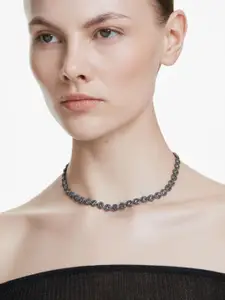 SWAROVSKI Gold-Plated Crystal Stone Studded Necklace